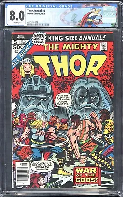 Buy Thor Annual #5 (1966) CGC 8.0 • 113.53£