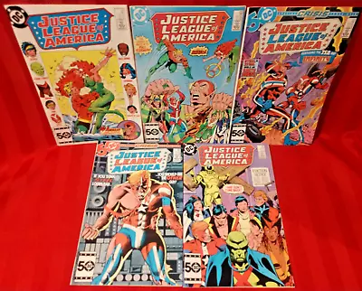 Buy JUSTICE LEAGUE OF AMERICA Lot Of 5 Copper Age (1985-86) DC Comics VG/NM! • 15.67£