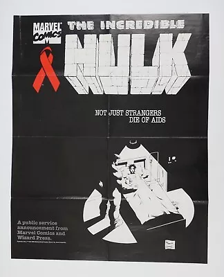Buy Incredible Hulk #420 / Ultraforce 25  X 20  2-Sided Poster - HIV AIDS PSA • 9.63£