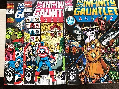 Buy Infinity Gauntlet 1,2,3,4,5,6 Thanos, Avengers, Silver Surfer, Dr Strange, Thor • 74.99£
