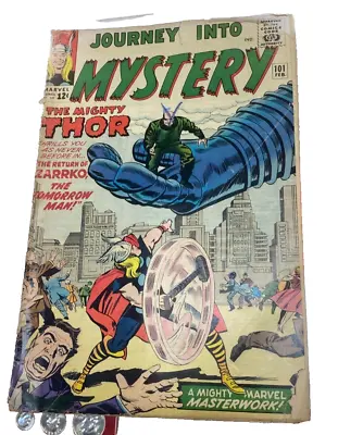 Buy Journey Into Mystery #101, February 1964, The Return Of Zarrko The Tomorrow Man • 38.31£