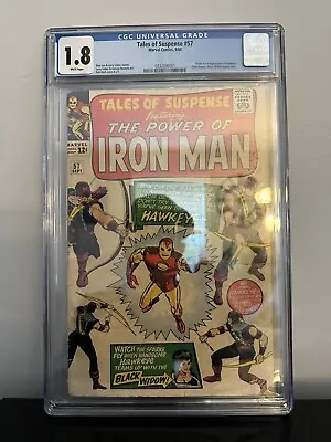 Buy Tales Of Suspense 57 CGC 1.8 Origin And 1st Appearance Of Hawkeye • 357.50£