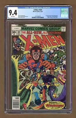 Buy Uncanny X-Men #107 CGC 9.4 1977 1571252015 1st Full App. Starjammers • 920.70£