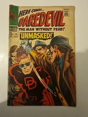 Buy DAREDEVIL #29 Silver Age Gene Colan Marvel Comics 1967 • 15£