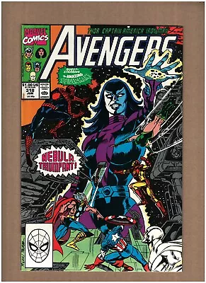 Buy Avengers #318 Marvel Comics 1990 Captain America Nebula & Spider-man FN/VF 7.0 • 1.66£