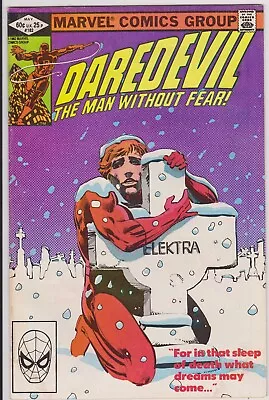 Buy DareDevil Issue #182 Comic Book. Vol 1. Direct Edition. Frank Miller.Marvel 1982 • 4.81£
