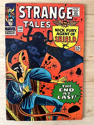 Buy Strange Tales #146 (Marvel 1966) - VG+; Nick Fury; 1st AIM • 37.74£