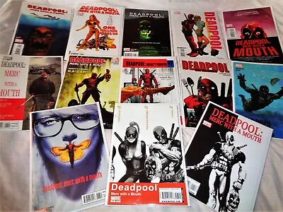 Buy DEADPOOL MERC WITH A MOUTH  🔥 FULL SET  1-13 🔑 1st Lady Deadpool MARVEL COMICS • 150£