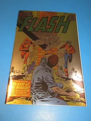 Buy Flash #123 Facsimile Reprint Foil Variant Golden Age Flash NM Gem Wow • 10.64£