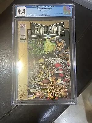 Buy Deathmate Black #nn Gold Edition Cgc 9.4 White Pages Rare Comic • 159.29£