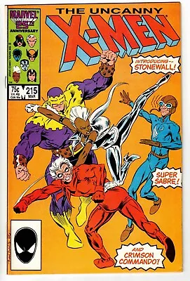 Buy Uncanny X-men #215 1987 Marvel Copper Age Direct Edition Fine+! • 3.56£