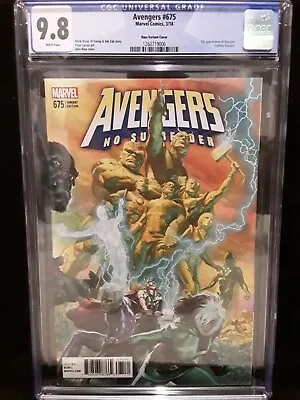 Buy CGC 9.8 Avengers # 675 1:100 Alex Ross Variant 1st Appearance Voyager NM/MT • 140.71£