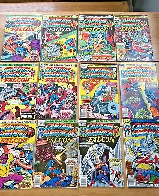 Buy 12 Issues Captain America MARVEL Comics - Huge Bulk Job Lot 1970s Bronze Age • 28£