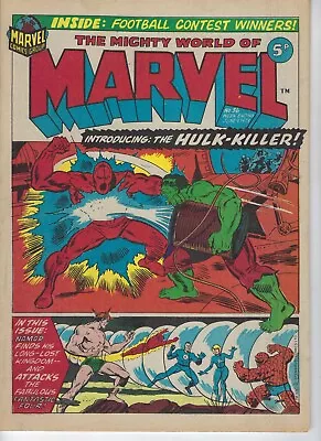 Buy MIGHTY WORLD OF MARVEL # 36 - 9 June 1973 High Grade- Hulk, Fantastic Four • 4.95£