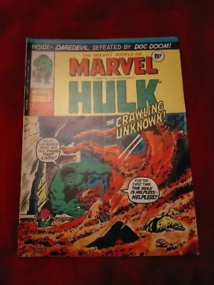 Buy The Mighty World Of Marvel Starring The Incredible Hulk #134 April 26th 1975 • 7£