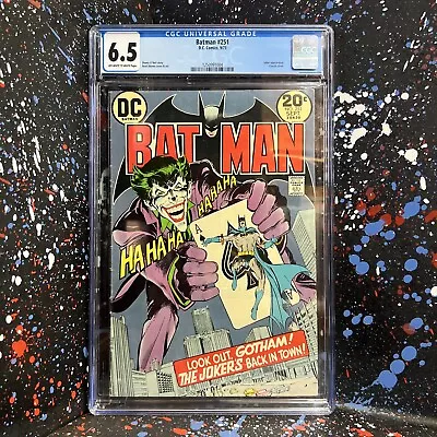 Buy Batman #251 (Sep 1973, DC) ICONIC CLASSIC COMIC COVER - CGC GRADED 6.5 • 459.72£
