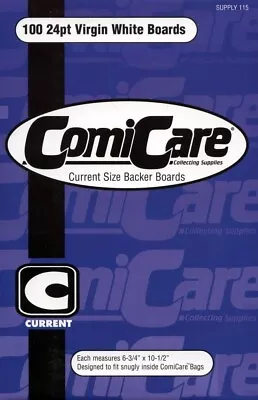 Buy Comic Care Current Comic Book Backing Boards 6-3/4  X 10 1/2  • 20.50£