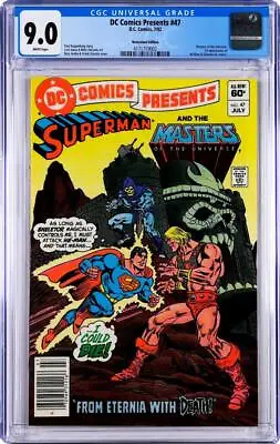 Buy DC COMICS PRESENTS #47 CGC 9.0 GRADED DC Comic 1st App. Of He-man, Skeletor • 239£