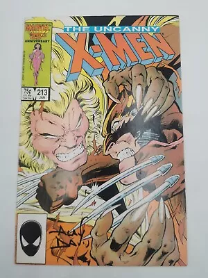 Buy Uncanny X- Men Marvel Comics # 213 • 21.37£