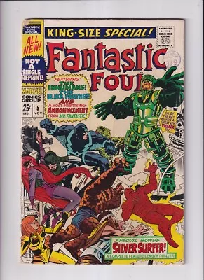 Buy Fantastic Four (1961) ANNUAL #   5 (2.5-GD+) (2024800) 1st Psycho-Man 1967 • 22.50£