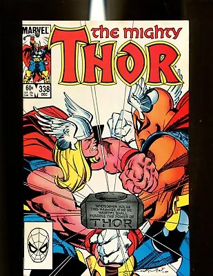 Buy Thor #338 (Marvel 1983) 2nd Appearance And Origin Of Beta Ray Bill - NM/MT (9.8) • 35.54£