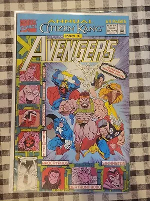 Buy Avengers Annual #21 (1992) 1st Anachronauts! 1st Victor Timely! CITIZEN KANG • 11.91£