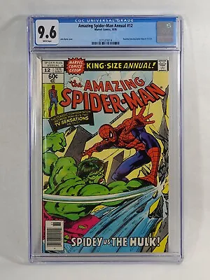 Buy Amazing Spider-Man Annual #12 Marvel Comics 1978 CGC 9.6 Spidey Vs Hulk • 162.19£