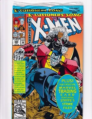 Buy The Uncanny X-Men #295 (1992) Marvel Polybagged Wolverine And Bishop Card VF • 8.24£
