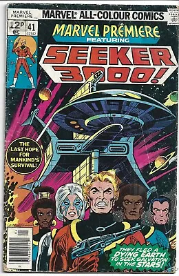 Buy Marvel Premiere #41 - First Team Appearance Of Seeker 3000, 1978, Marvel Comic • 3£