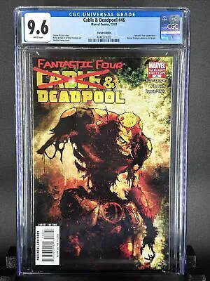 Buy Cable & Deadpool #45 CGC 9.6 Variant Scottie Young Cover 2007 FF • 72.11£