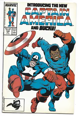 Buy Marvel Captain America #334, 1987,  1stApp. Lemar Hoskins As BUCKY, FN Range • 2.88£