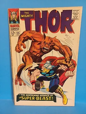 Buy THOR #135 (1966) Origin Of High Evolutionary Marvel Comics • 31.59£