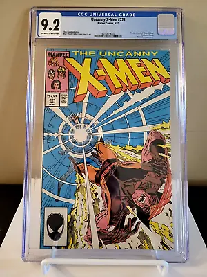 Buy Uncanny X-Men 221 CGC 9.2 OW/W Pages 1st Appearance Mr. Sinister🔥 • 70.98£