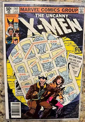 Buy Uncanny X-men #141, Newsstand, Iconic Byrne Days Of Future Past Cover, VF And WP • 98.83£