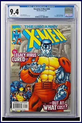 Buy Uncanny X-Men #390 CGC Graded 9.4 Marvel February 2001 White Pages Comic Book. • 71.96£