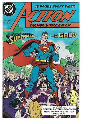 Buy Action Comics #606 (7/88) FN (6.0) Superman! Green Lantern! Great Copper Age! • 1.84£