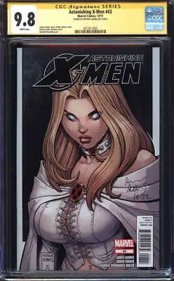 Buy Astonishing X-men #43 Cgc 9.8 White Pages // Signed Athur Adams Marvel 2011 • 244.39£