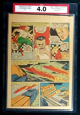 Buy All Winners Comics #7 CPA 4.0 SINGLE PAGE #11/12  Human Torch Timely Comics 1943 • 31.53£