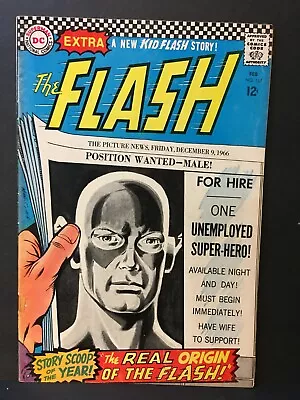 Buy Flash #167 VG +  New Facts Of Flash's Origin • 13.40£