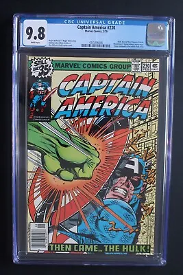 Buy Captain America #230 Vs HULK 1979 Marvel Man MOONSTONE Alcatraz Vamp CGC 9.8 • 316.98£