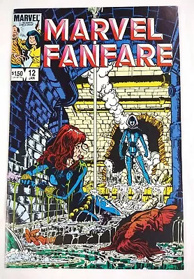 Buy Marvel Fanfare #12 1st Iron Maiden Cover 9.0 (1983 Marvel) Black Widow Comic • 10.25£