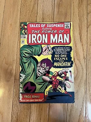Buy TALES OF SUSPENSE #55 (July, 1964) IRON MAN AND THE MANDARIN MARVEL • 36.99£