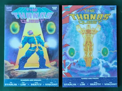 Buy The Thanos Quest Marvel Comics Vol. 1 Issues 1 & 2  (1990) 1st Prints NM • 27.79£