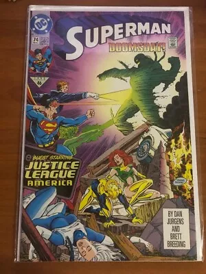 Buy Superman #74 • KEY 1st Battle Between Superman & Doomsday! (DC 1993) 1st Print • 4.02£