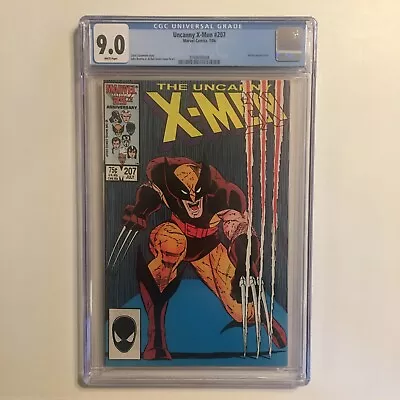 Buy Uncanny X-Men #207 (Marvel, 1986) CGC 9.0 Iconic Cover By John Romita Jr.! WP • 47.96£