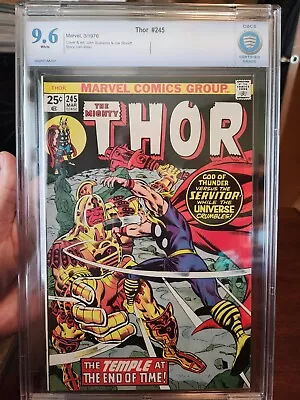 Buy Thor #245 CGC 9.6 1976 1st He Who Remains • 76.40£