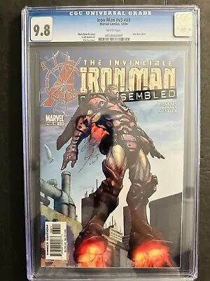 Buy A Perfect Gift!!! RARE Iron Man #v3 #89 CGC 9.8 White Pages Marvel #434 12/04 • 34.30£