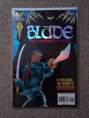 Buy Blade The Vampire Hunter #1 1994 1st Solo Blade Marvel Comic Holo-foil • 79.99£