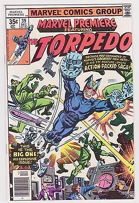 Buy Marvel Premiere 39 (12/1977) NM Condition Featuring Torpedo • 9.59£