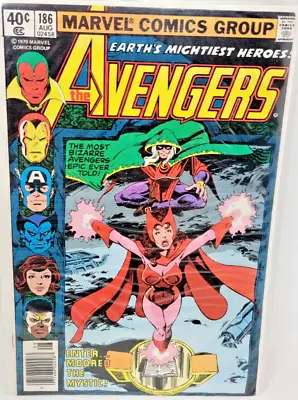 Buy Avengers #186 Chthon 1st Appearance *1979* Newsstand 8.0 • 30.36£